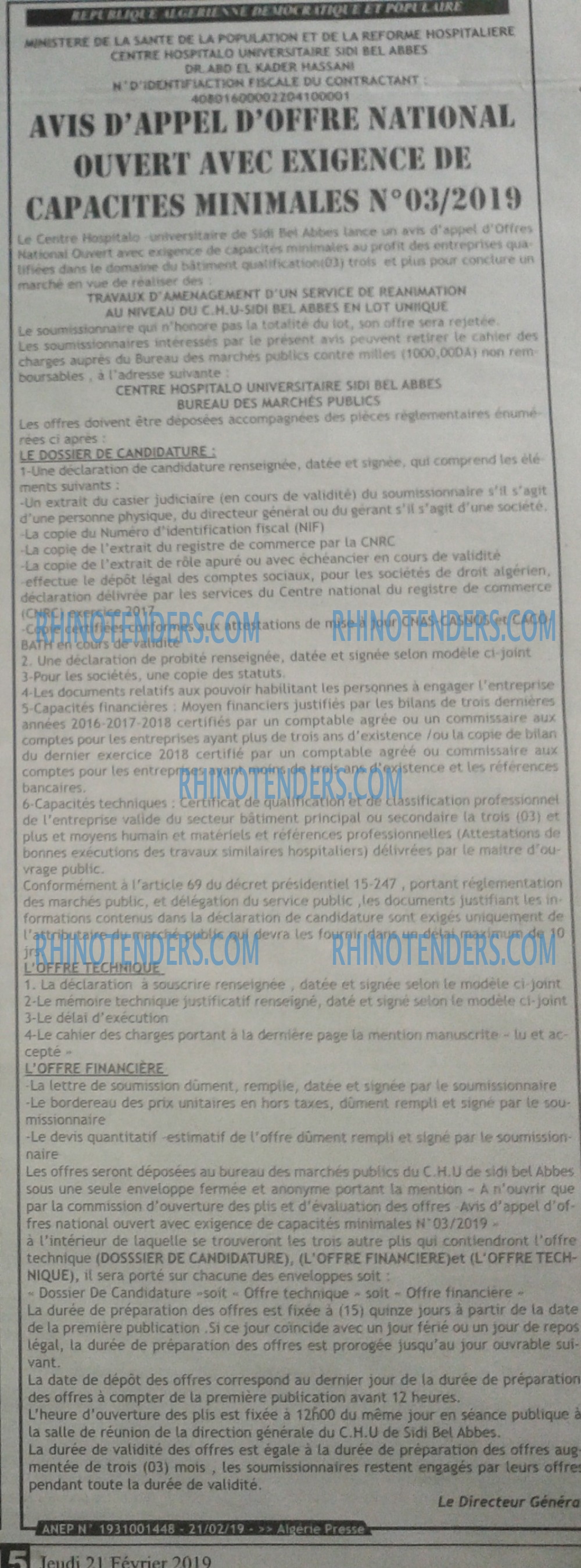 ALGERIE PRESSE