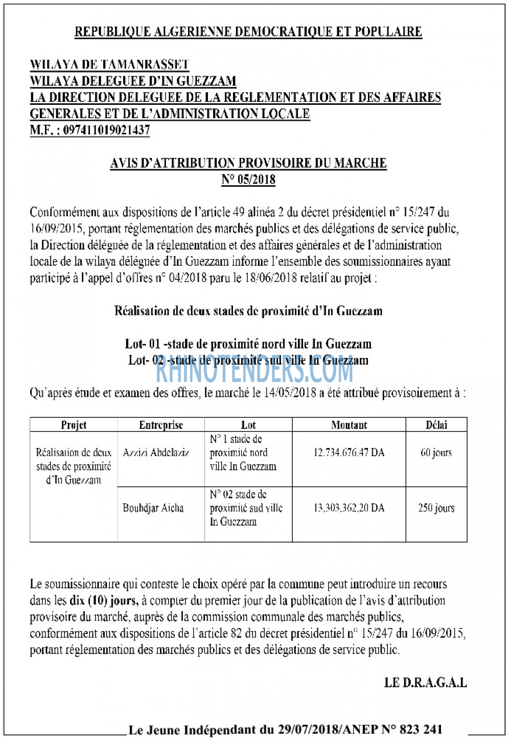 Le jeune indépendant