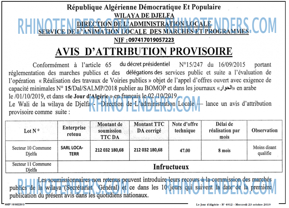 Le Jour d'Algérie