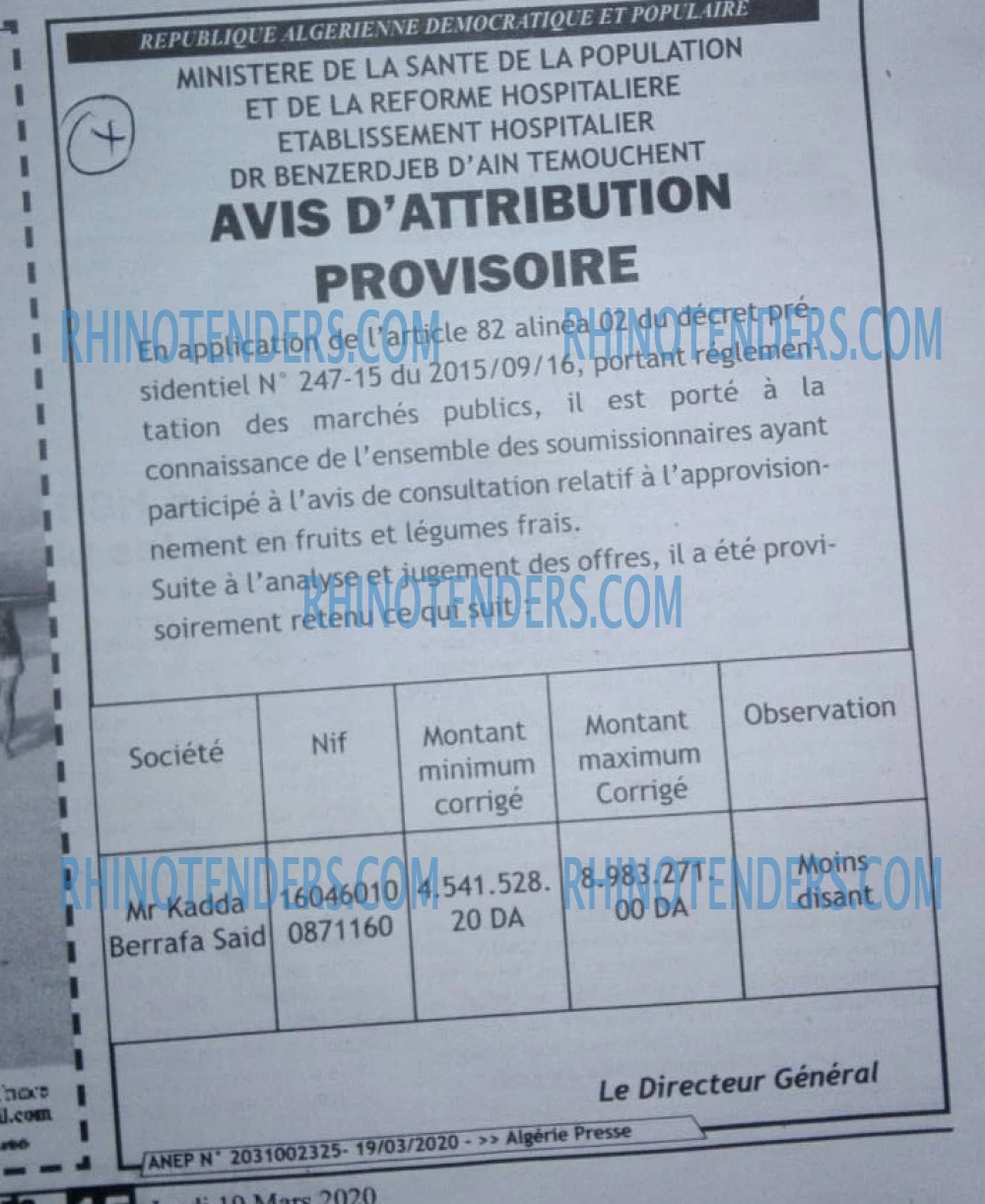 ALGERIE PRESSE