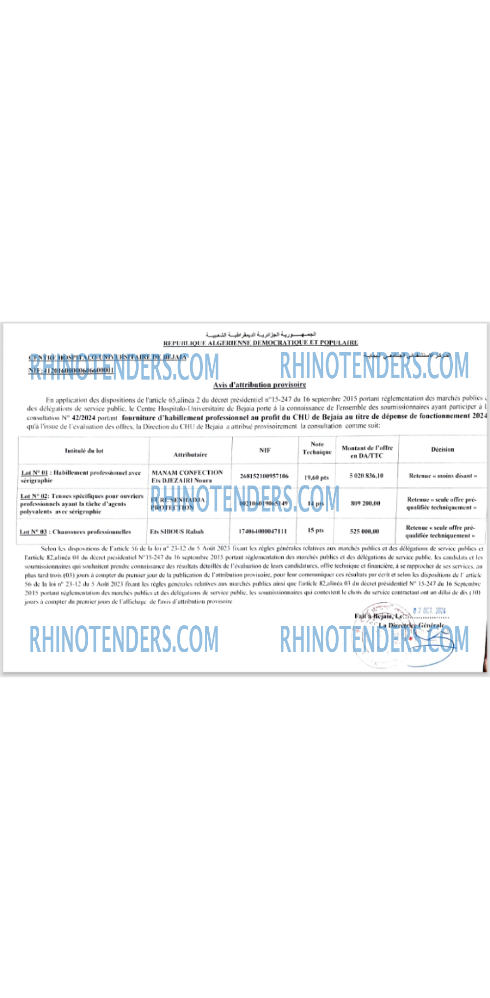 Rhinotenders