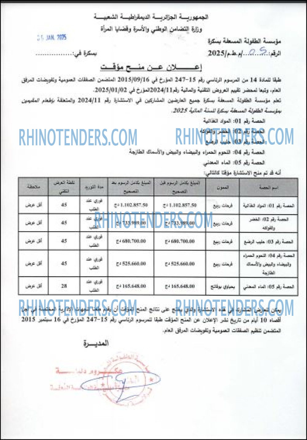 Rhinotenders