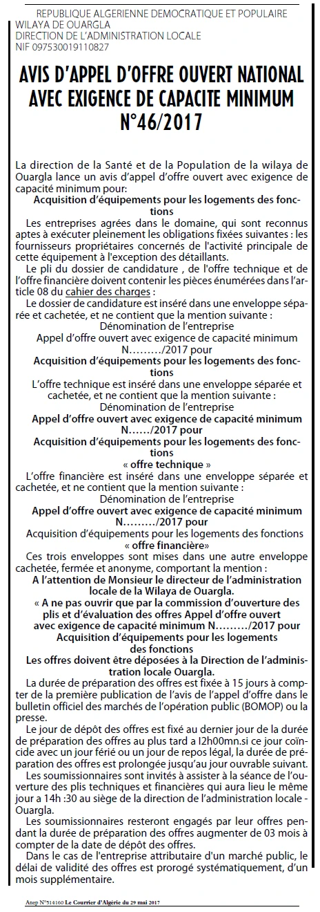 Le Courrier d'Algerie