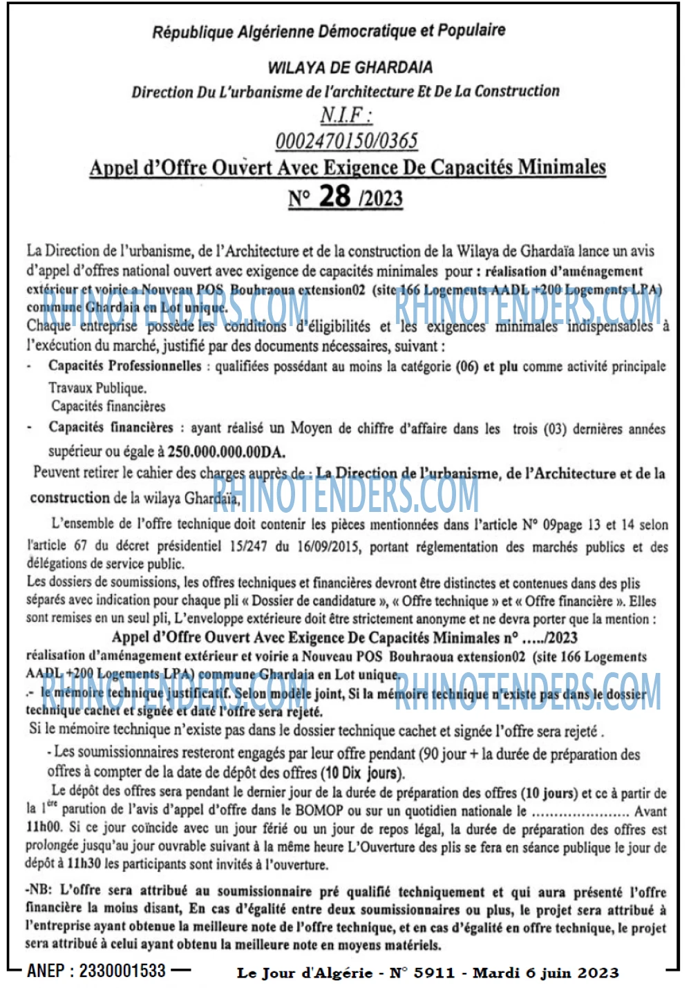 Le Jour d'Algérie