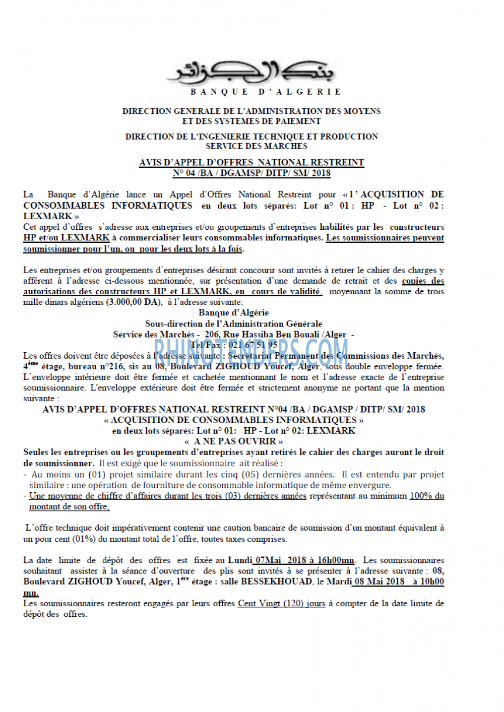 Banque d'Algérie