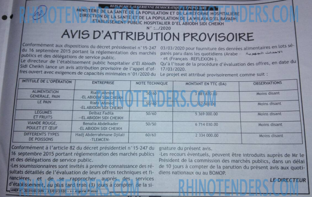 ALGERIE PRESSE