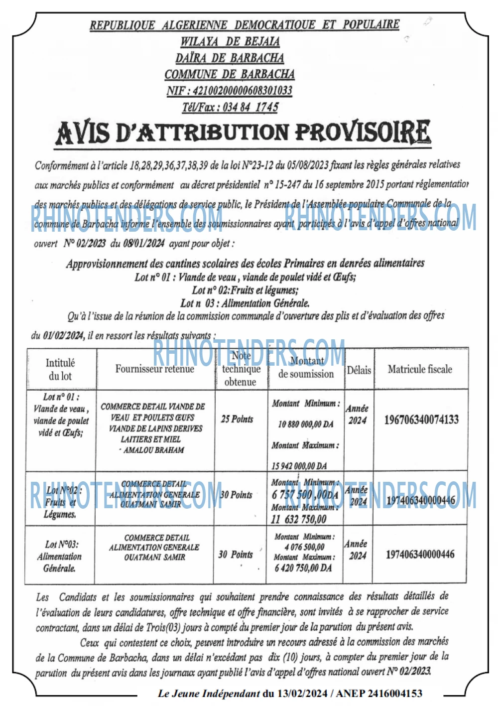 Le jeune indépendant