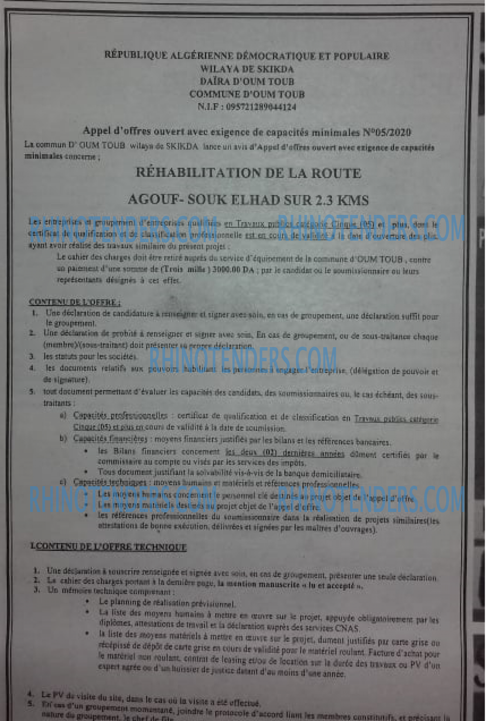 SEYBOUSSE TIMES