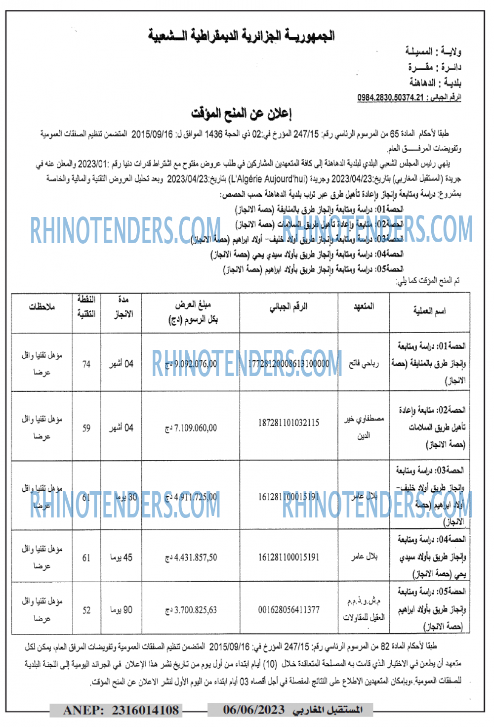 El Moustakbal El Magharibi.