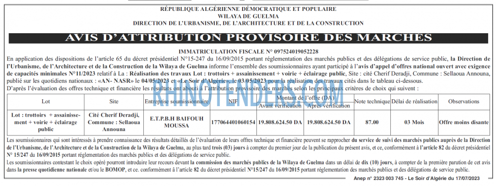 Le Jour d'Algérie