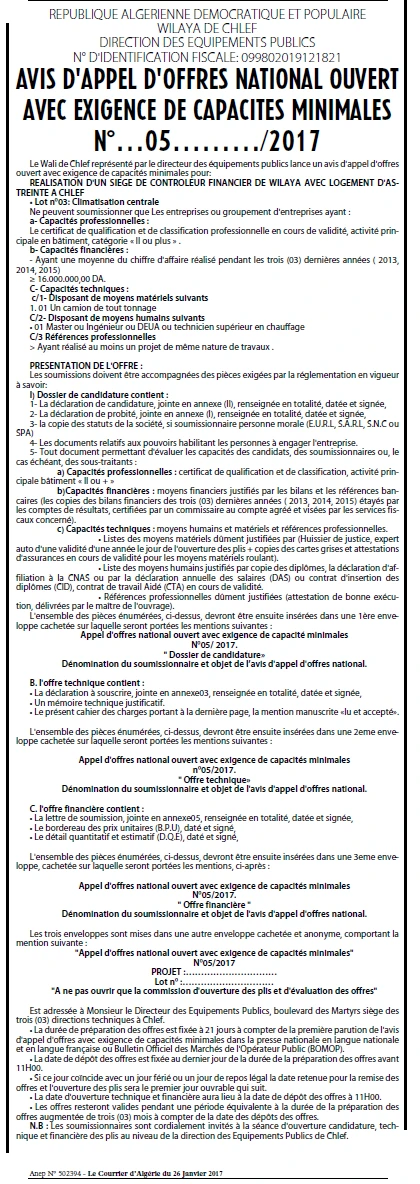 Le Courrier d'Algerie