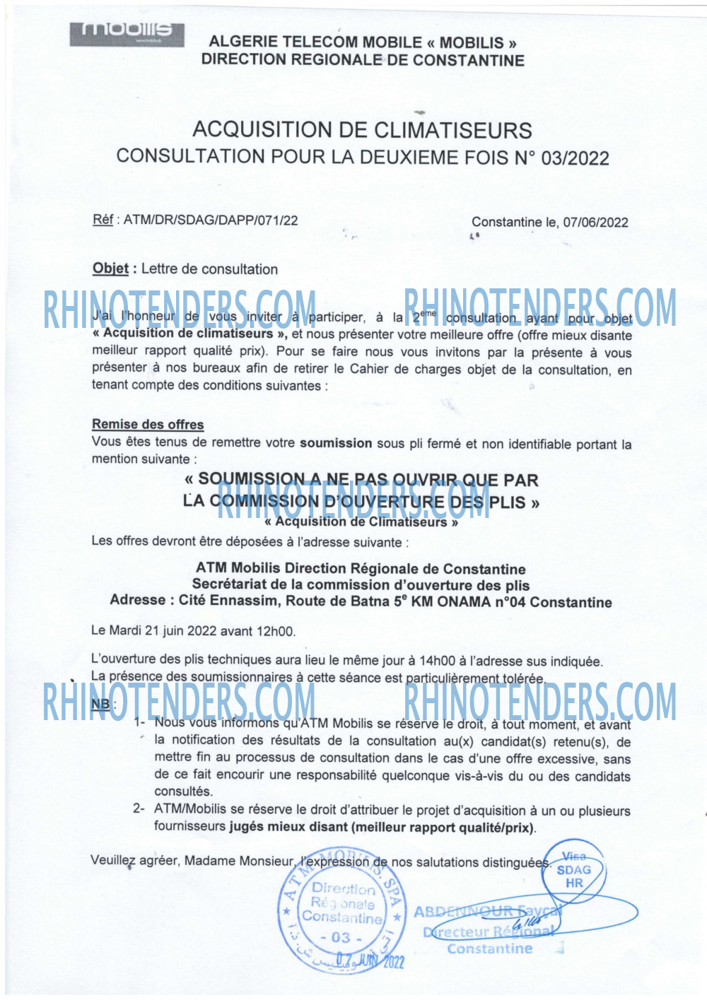 Rhinotenders