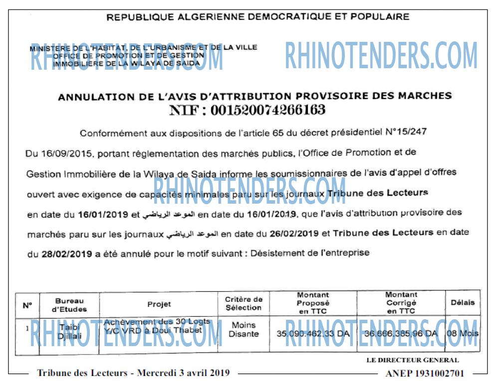 TRIBUNE DES LECTEURS
