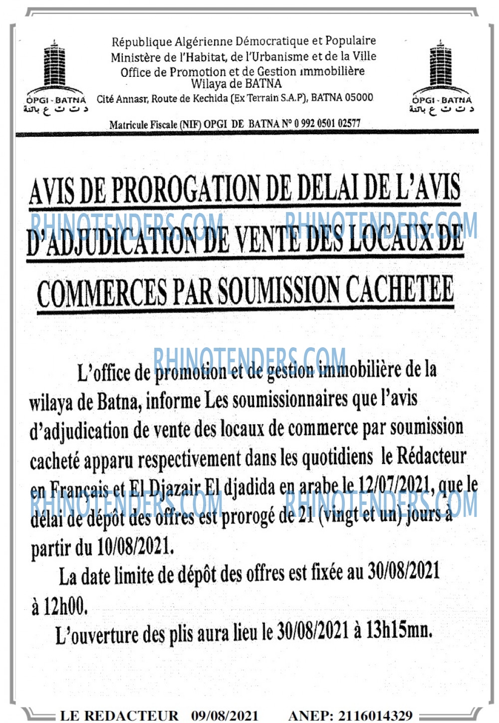 LE REDACTEUR