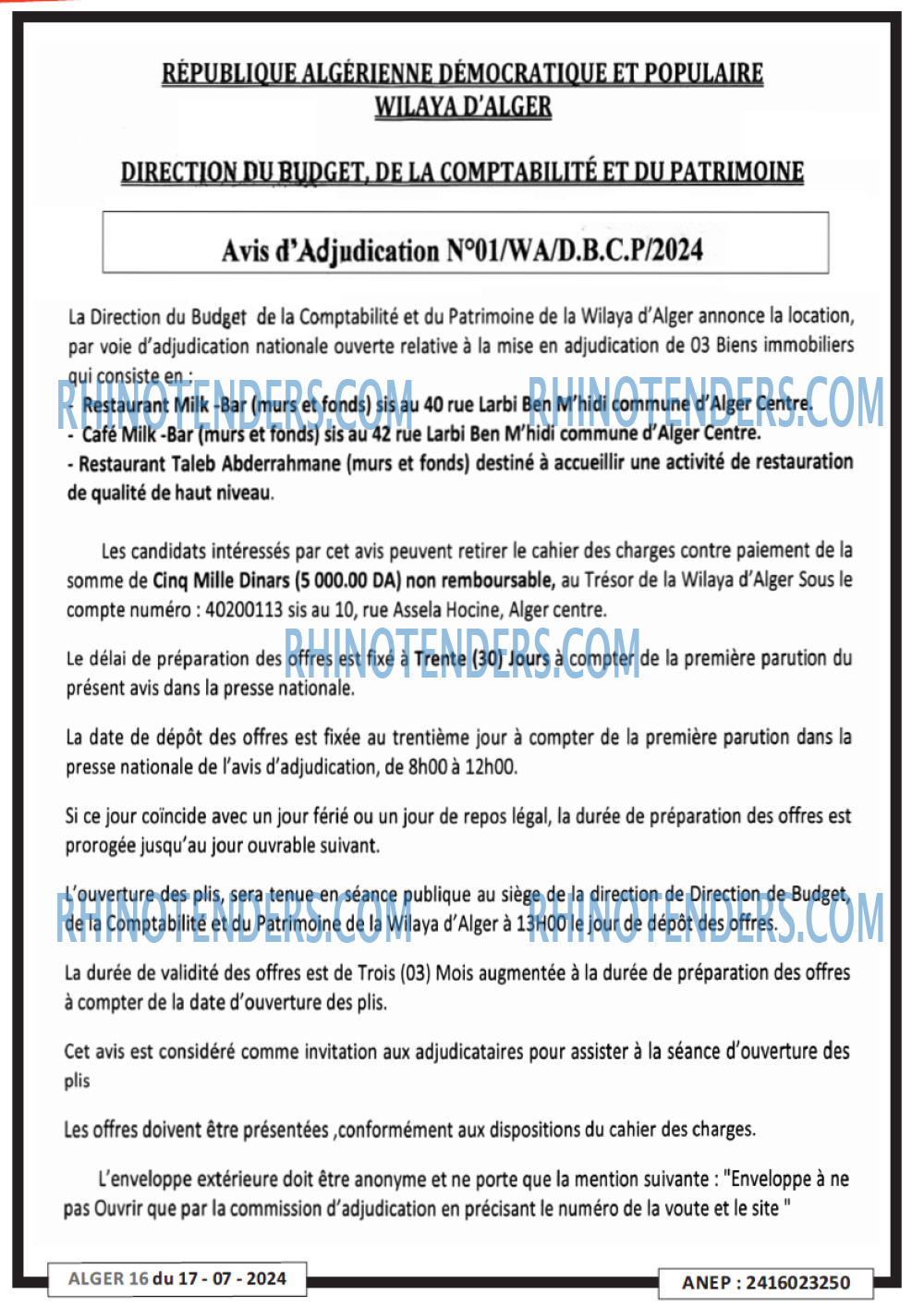 ALGER 16