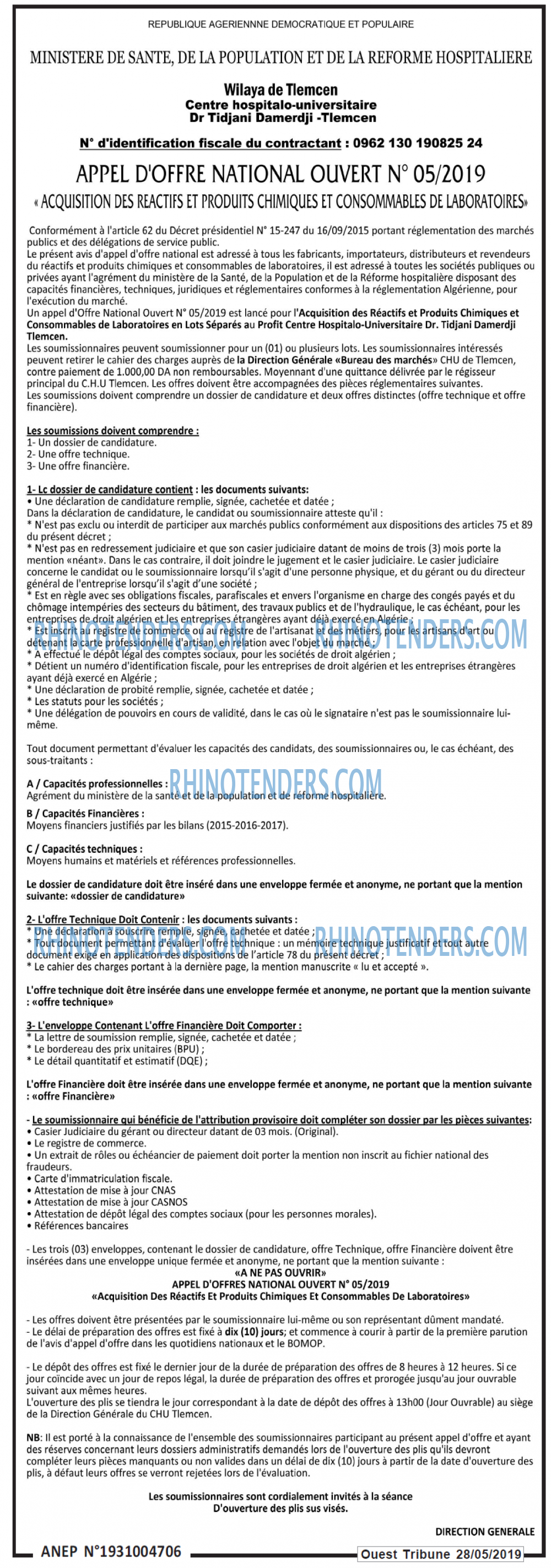 ouest TRIBUNE
