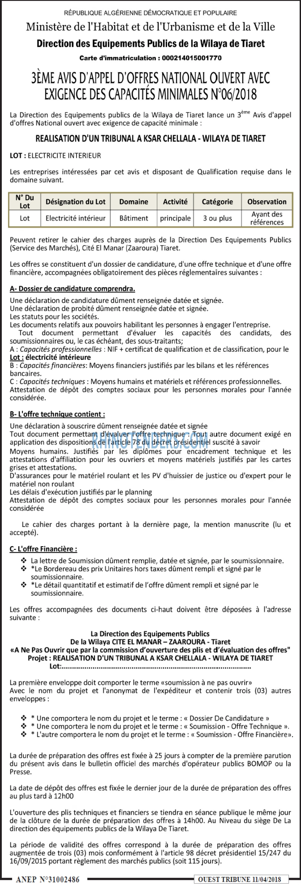 ouest TRIBUNE