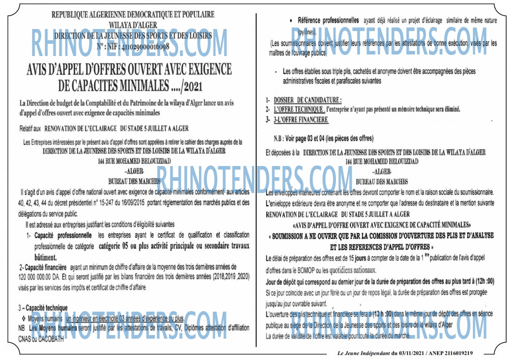 Jeune Independant