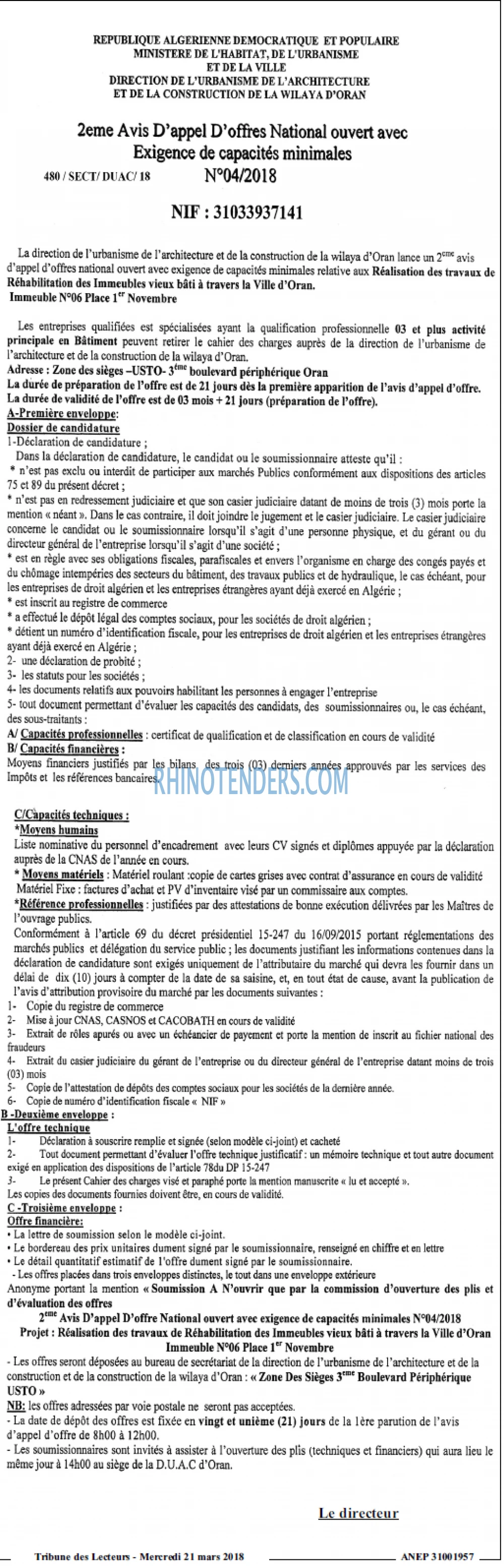 TRIBUNE DES LECTEURS