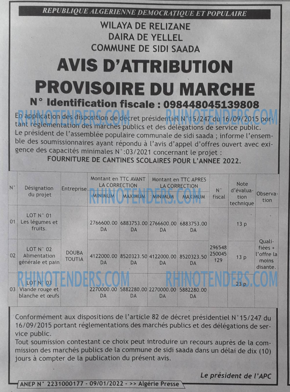 ALGERIE PRESSE