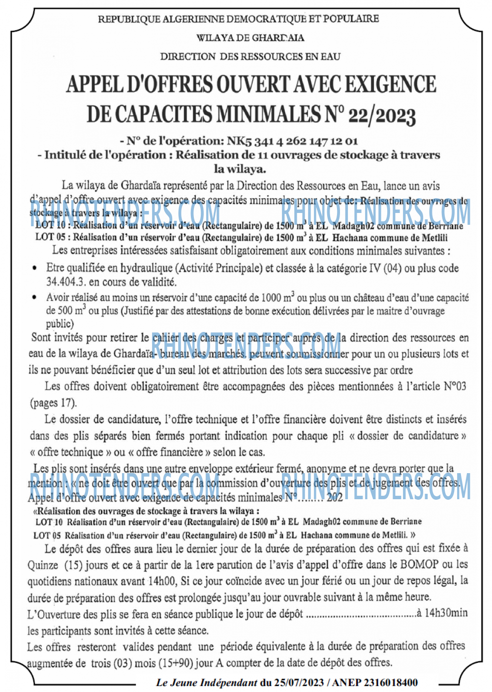 Le jeune indépendant