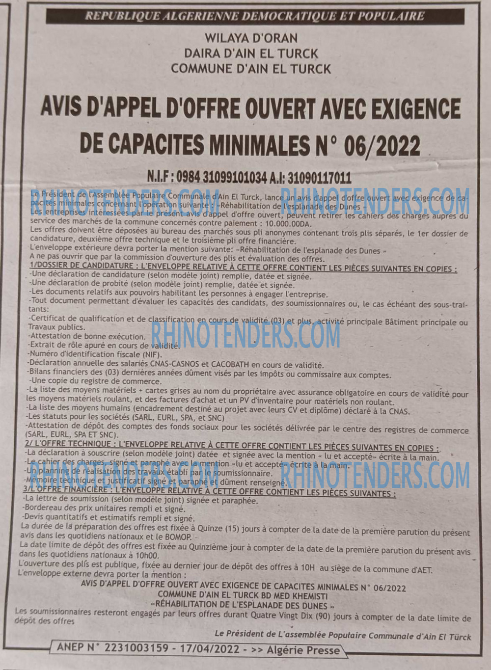 ALGERIE PRESSE