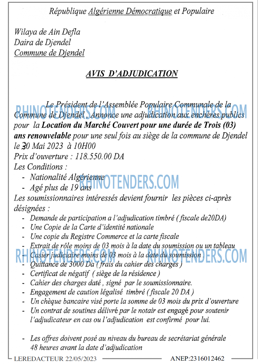 LE REDACTEUR