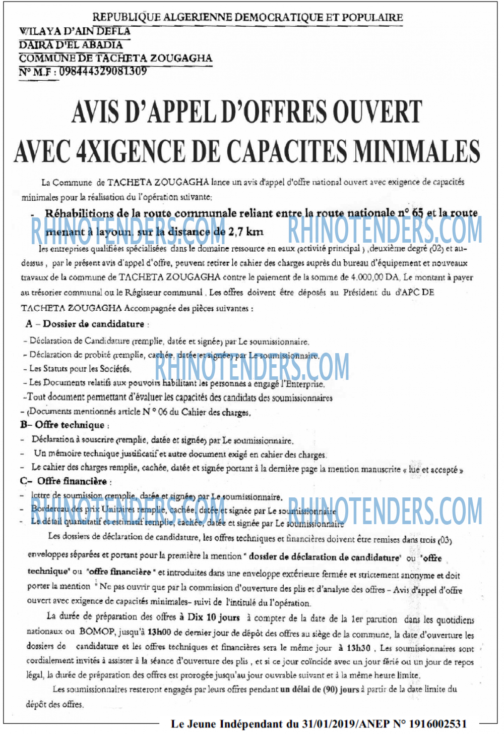 Jeune Independant