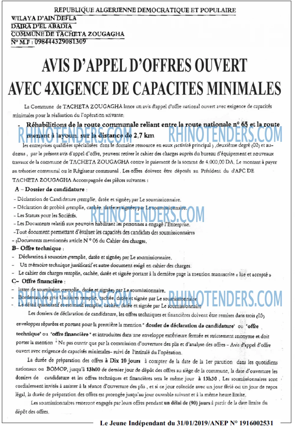 Jeune Independant
