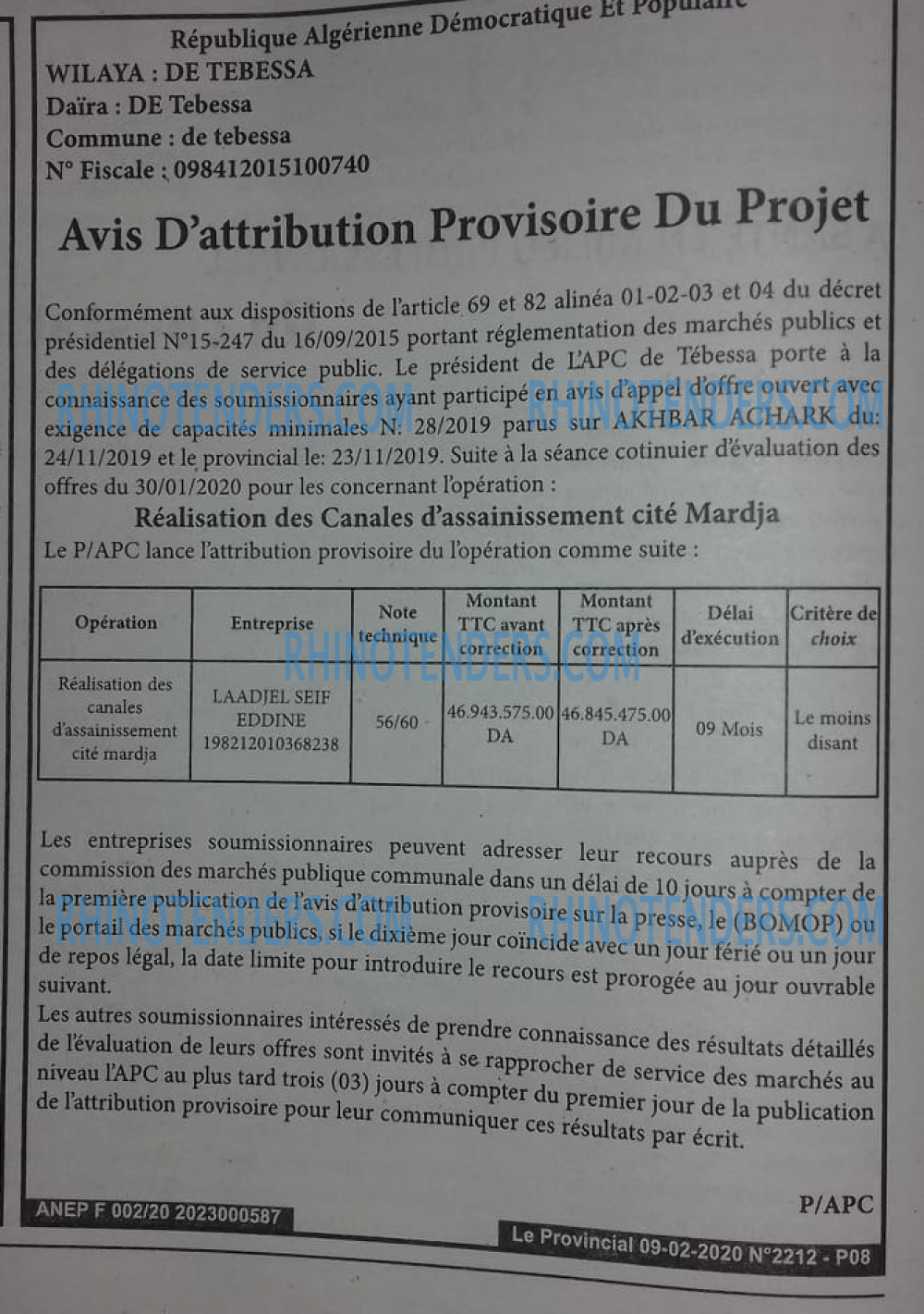 LE PROVINCIAL