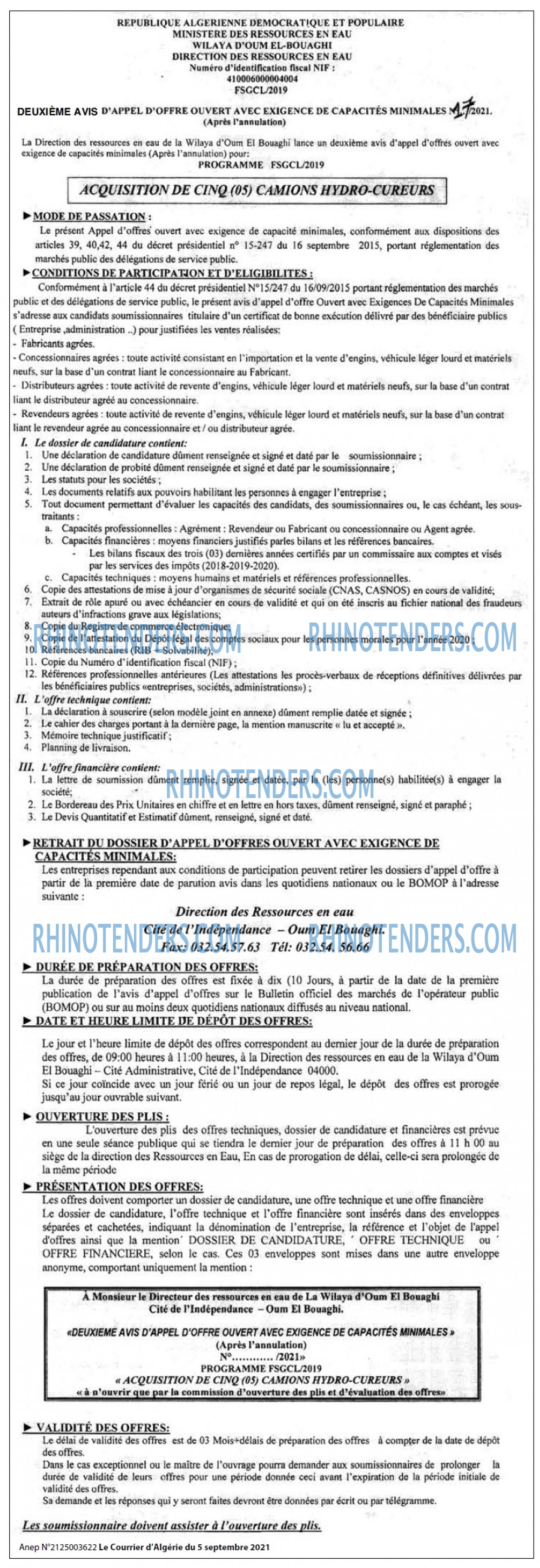 Le Courrier d'Algerie