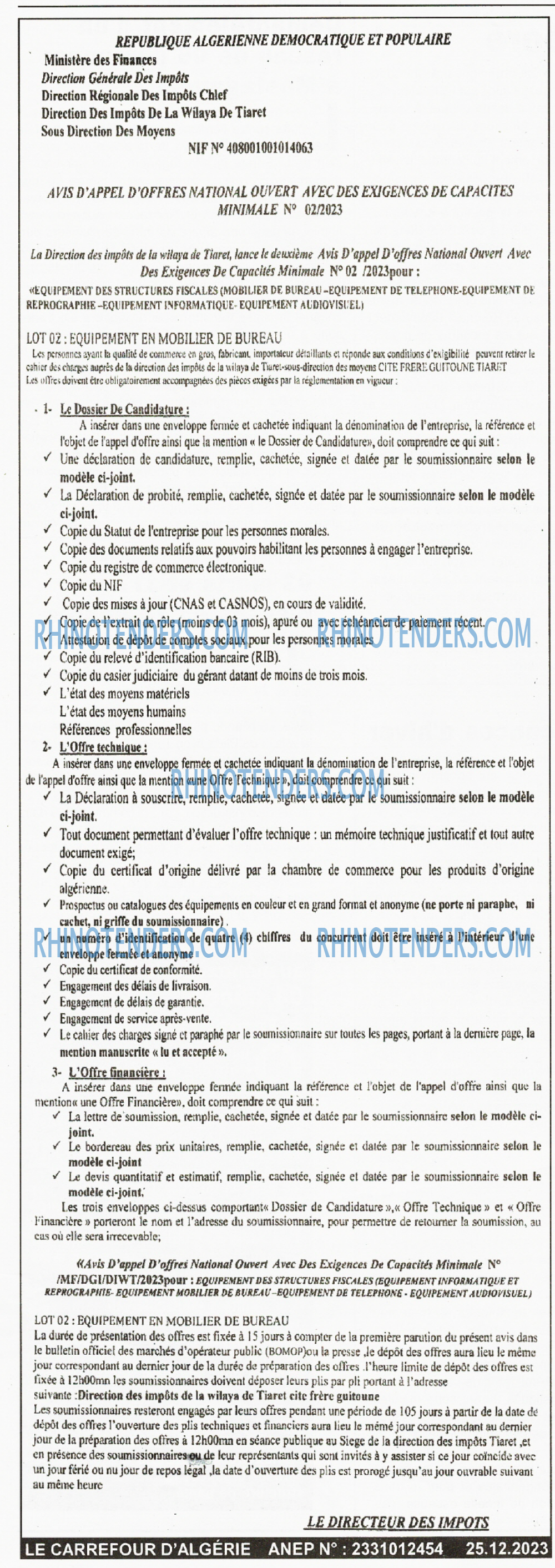Le Carrefour d'Algérie