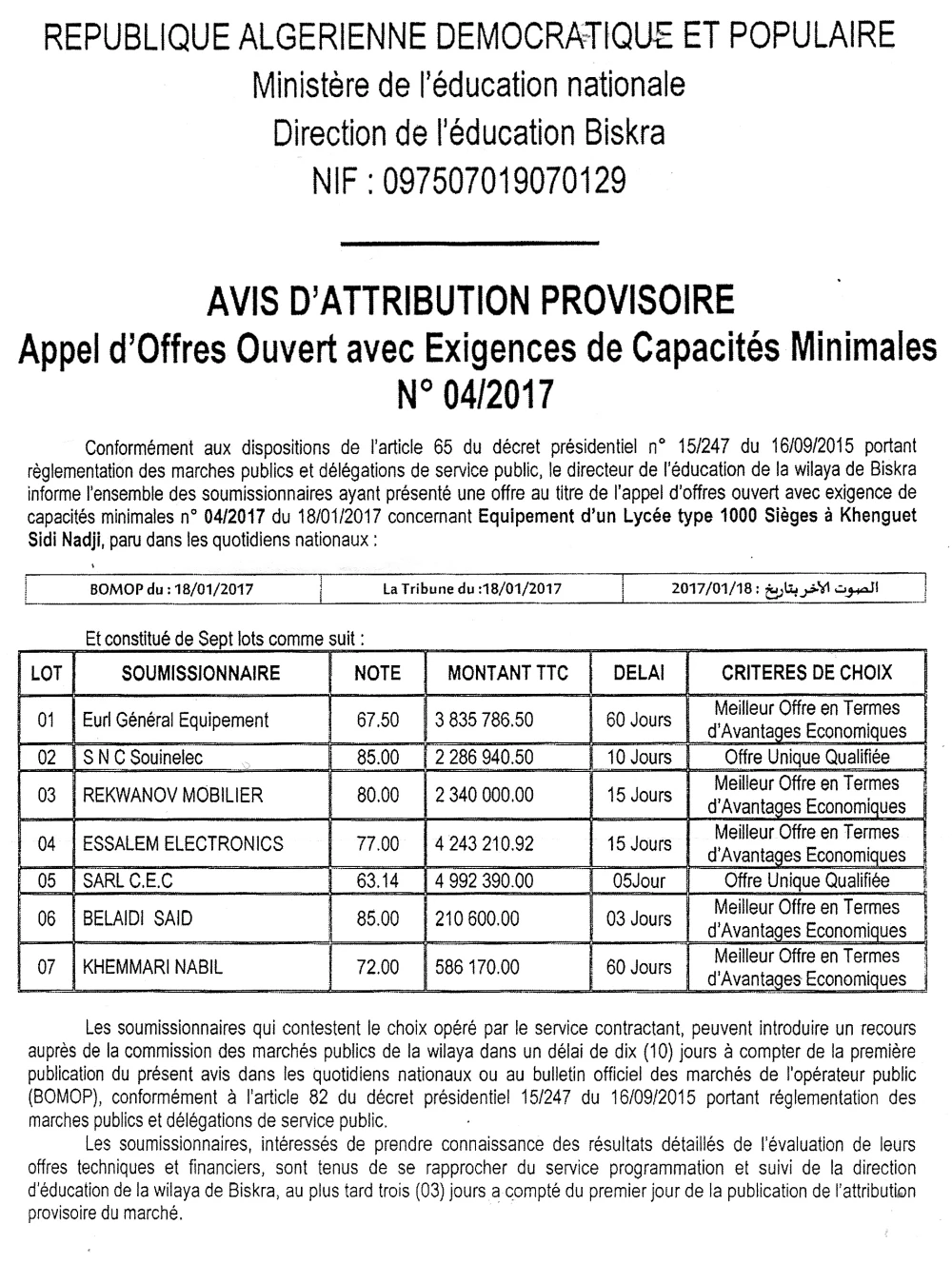 La Tribune