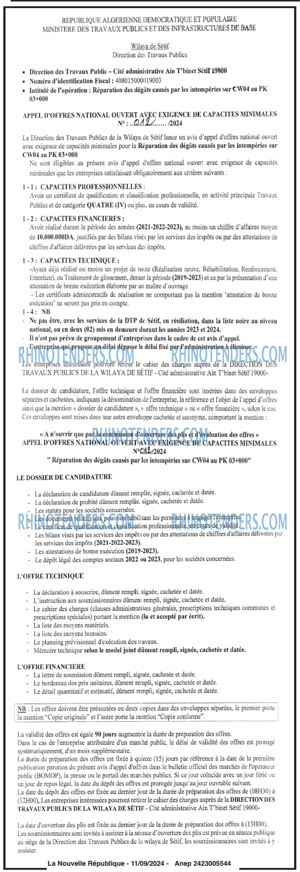 NOUVELLE REPUBLIQUE