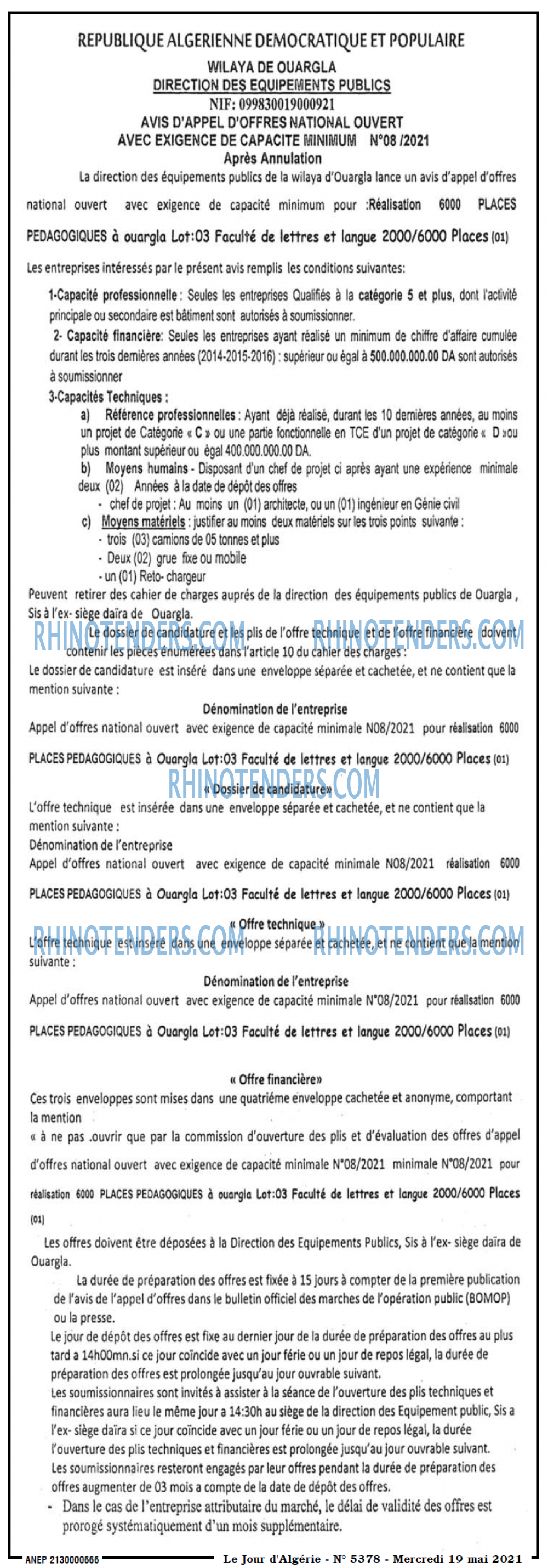 Le Jour d'Algérie
