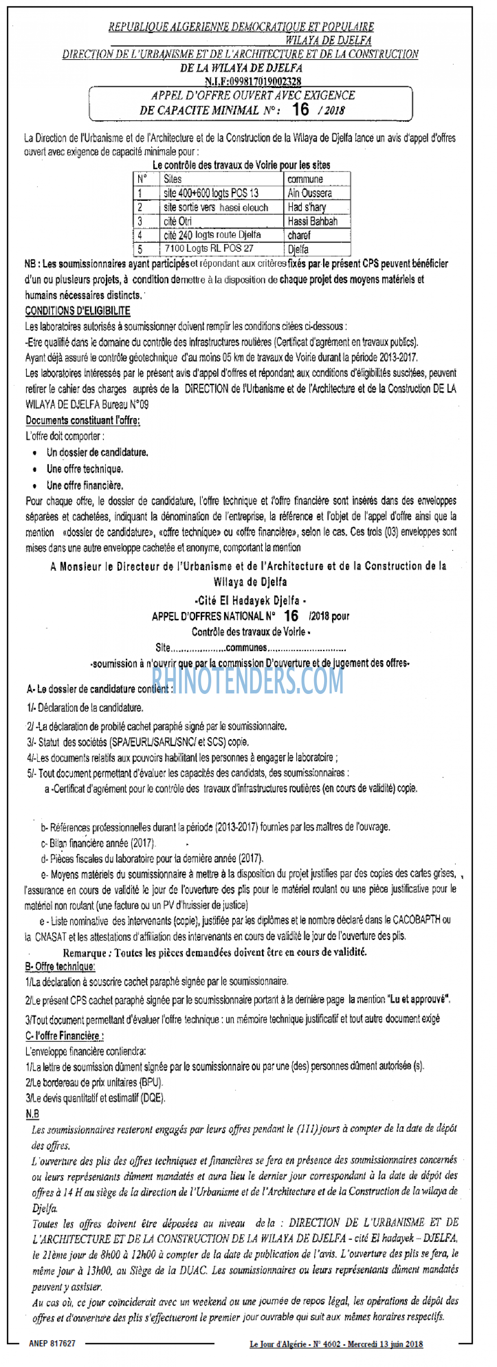 Le Jour d'Algérie