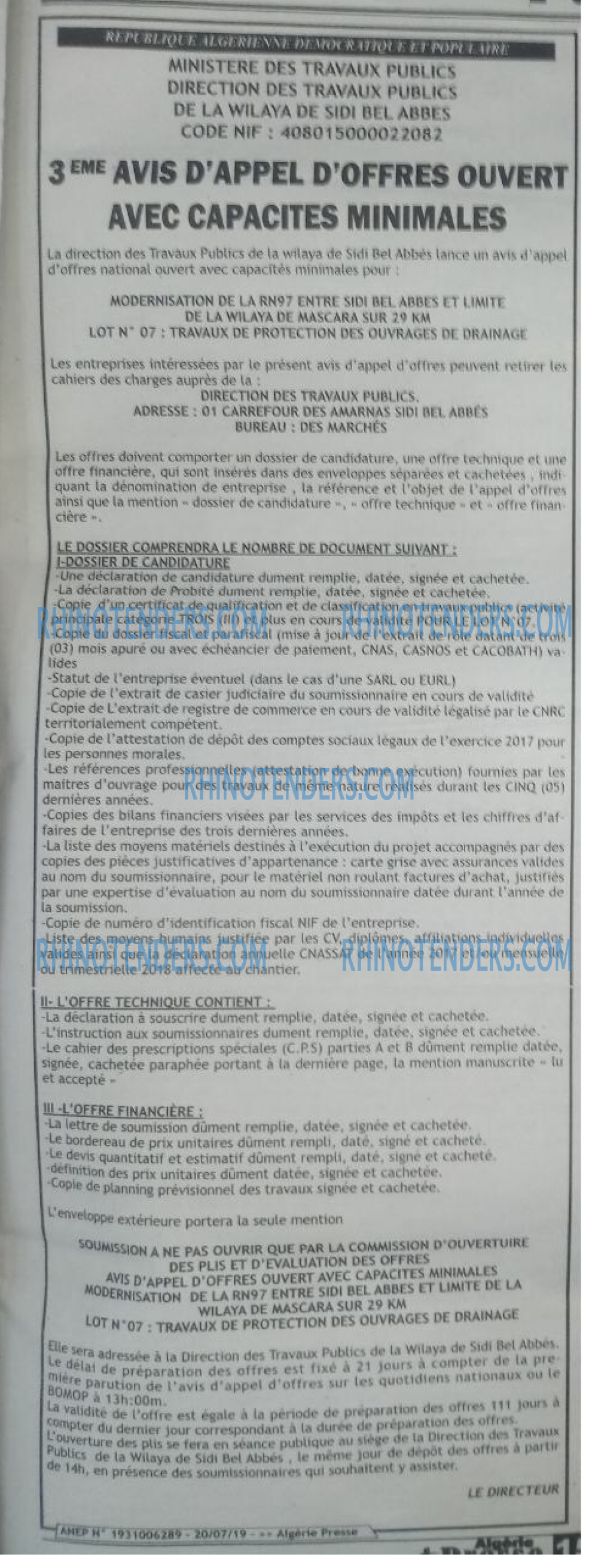 ALGERIE PRESSE
