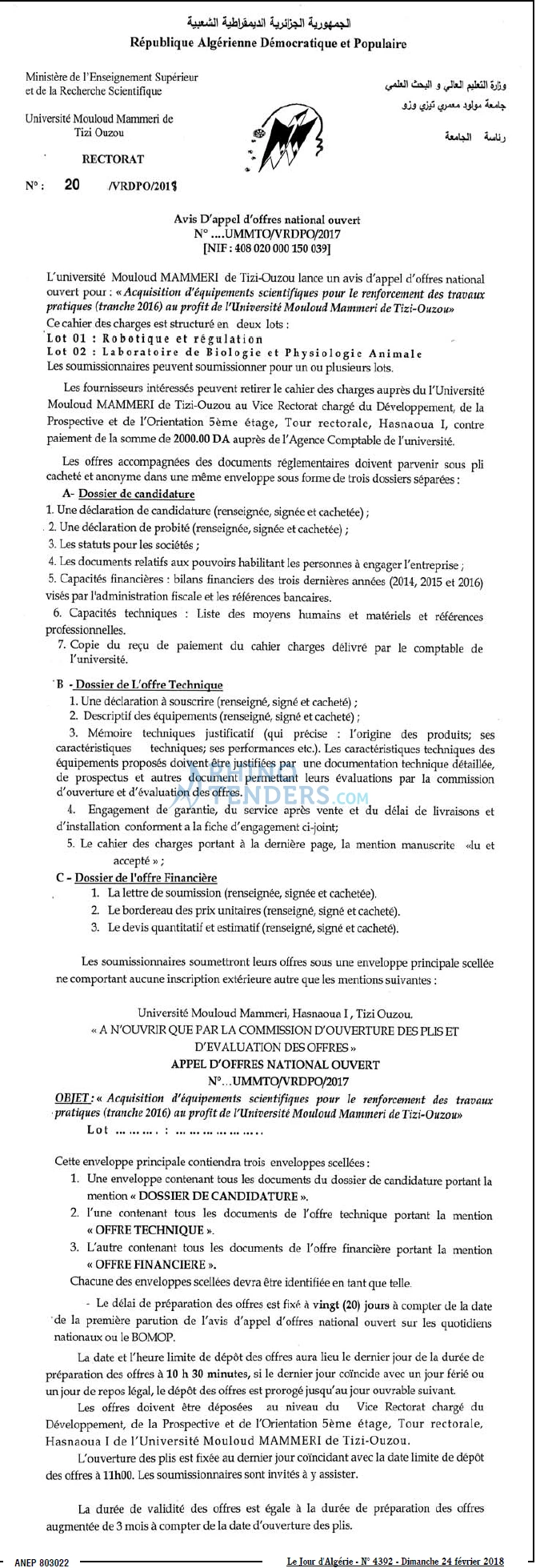 Le Jour d'Algérie