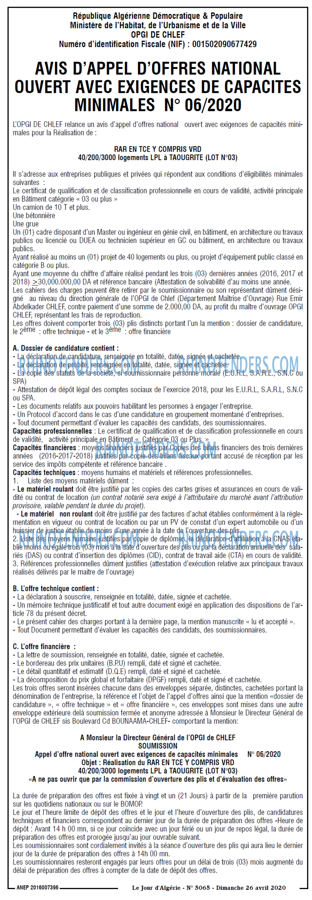 Le Jour d'Algérie