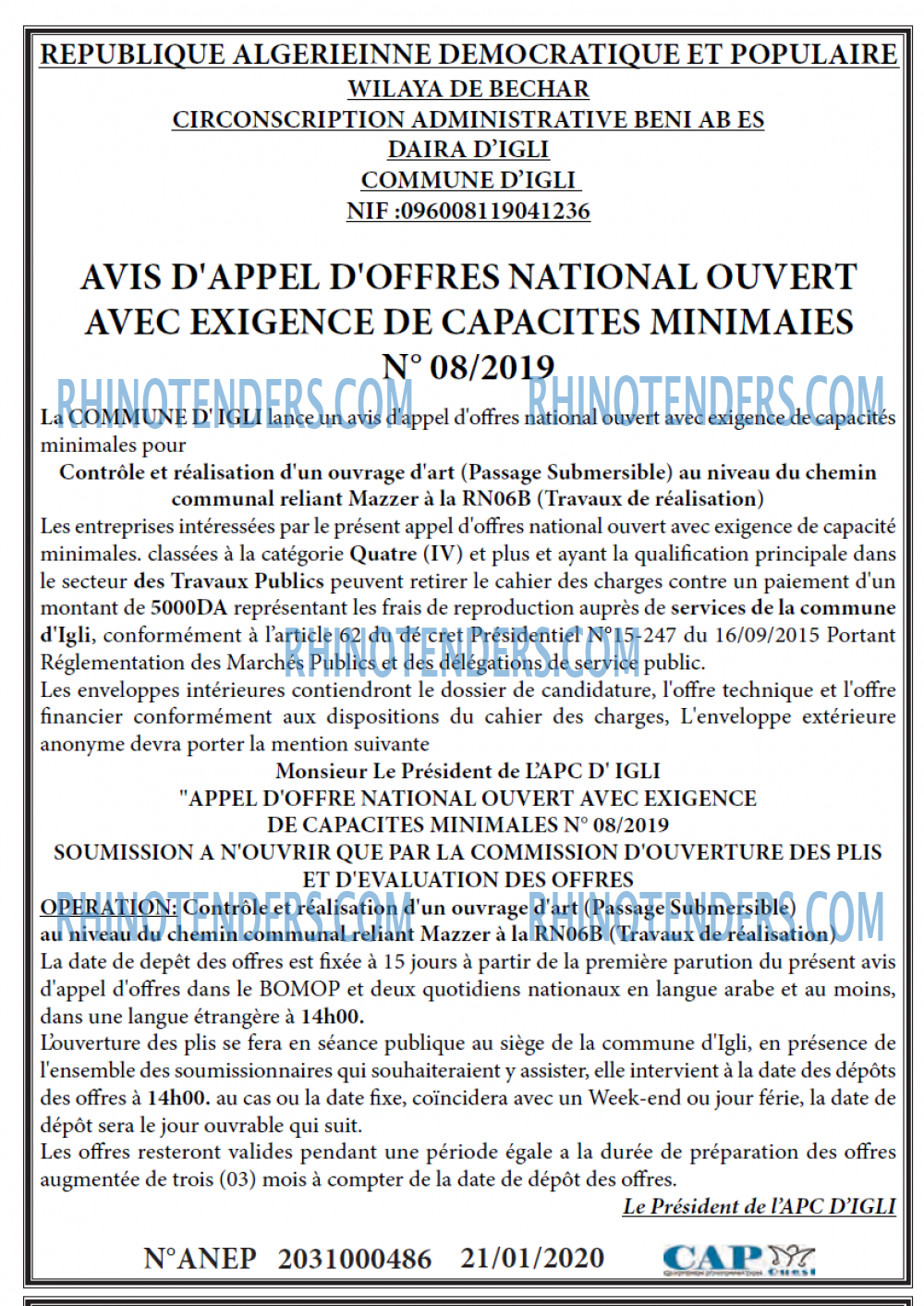 CAP OUEST