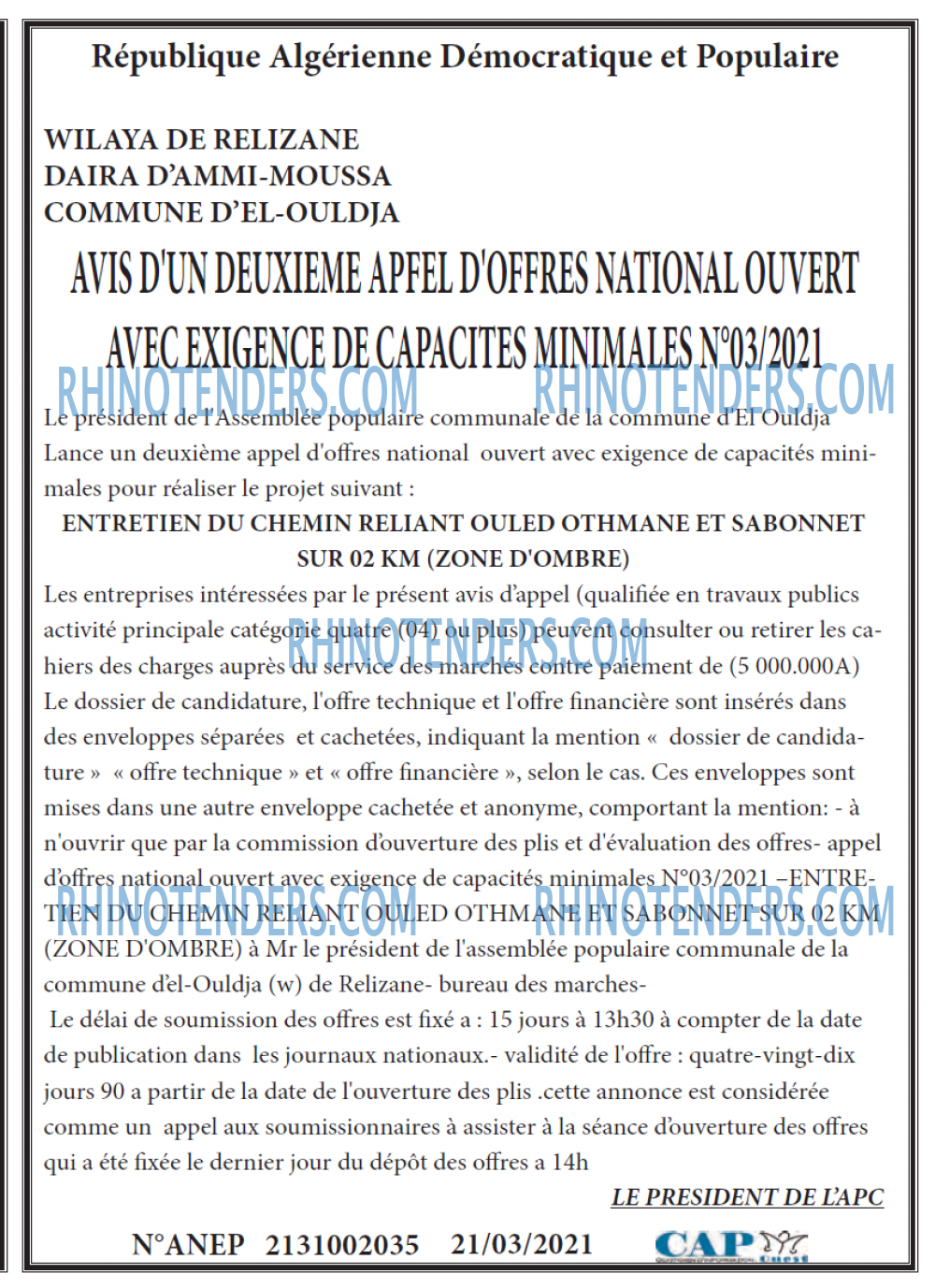 CAP OUEST