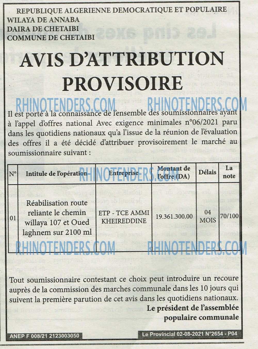 LE PROVINCIAL