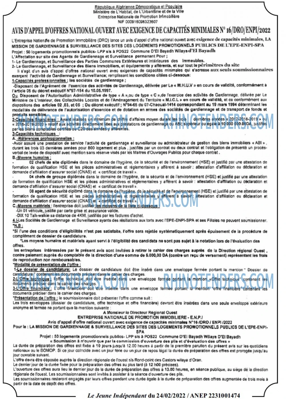 Jeune Independant