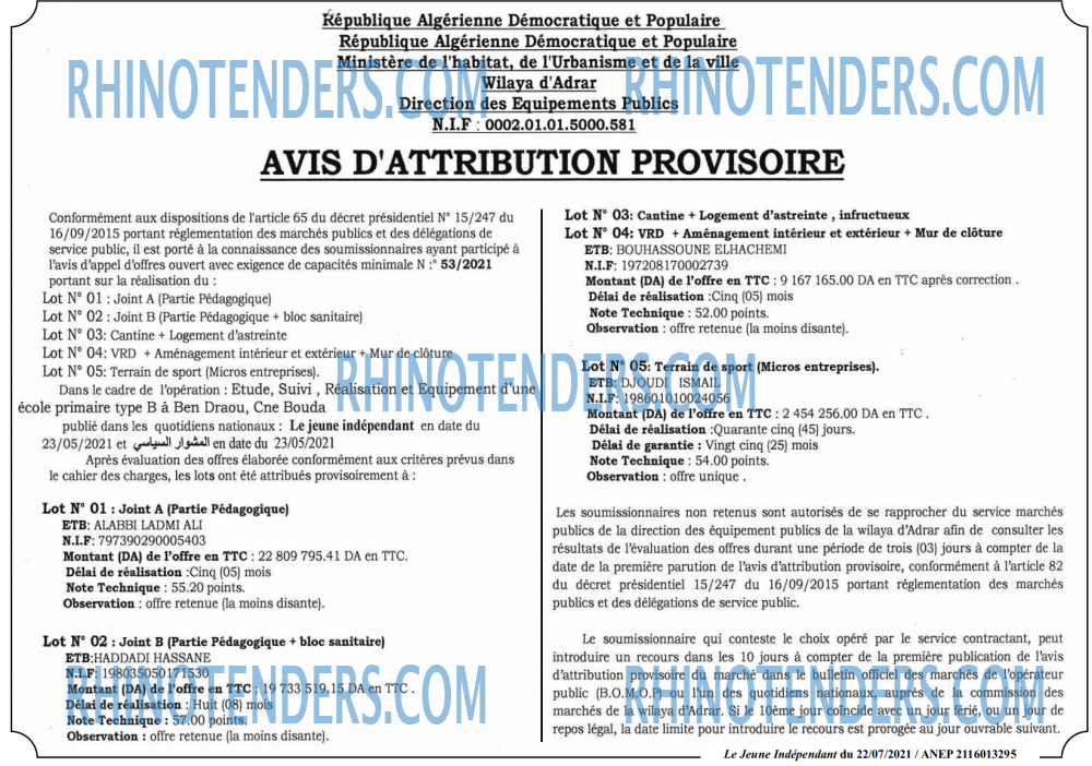 Jeune Independant