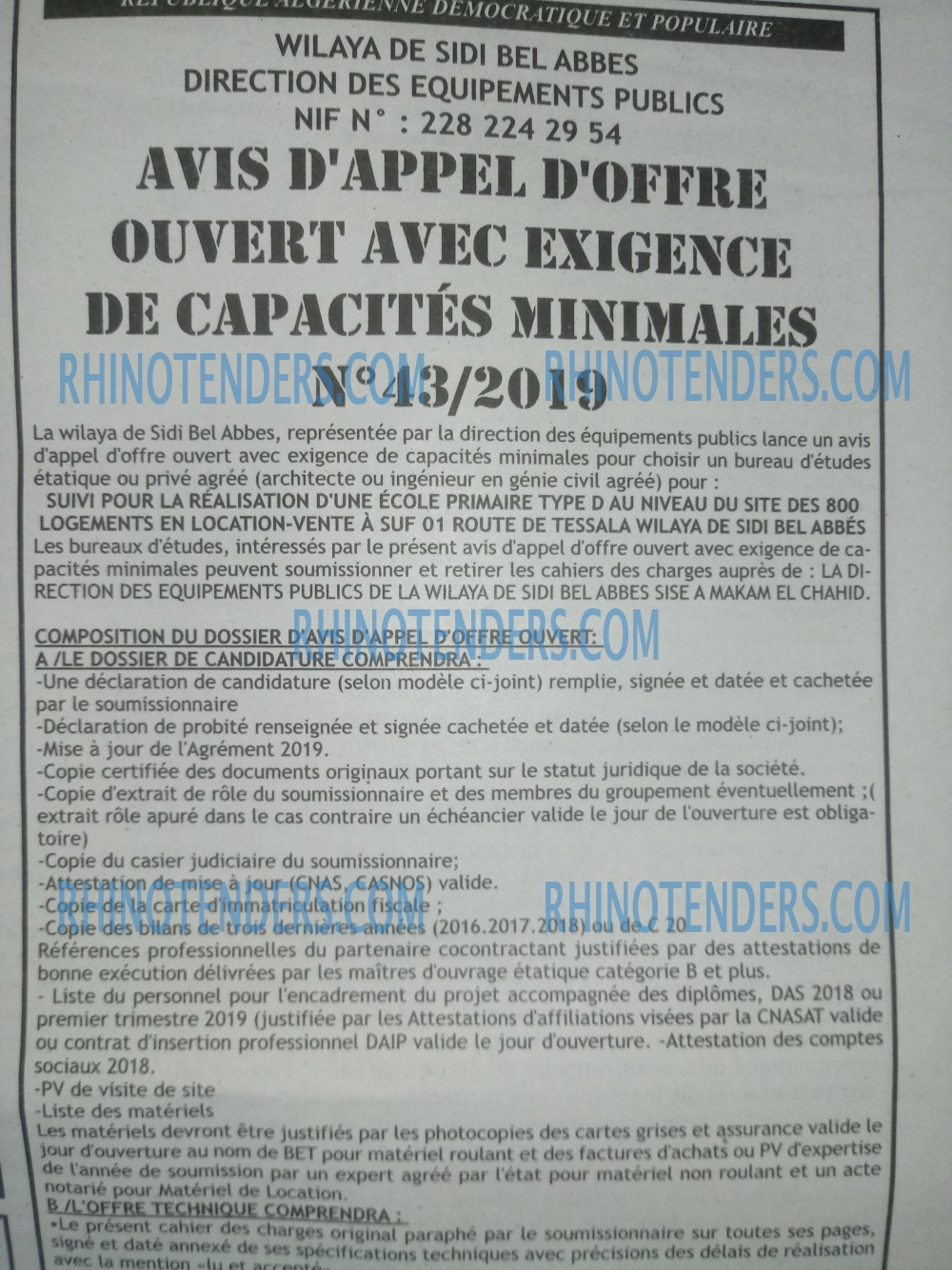ALGERIE PRESSE
