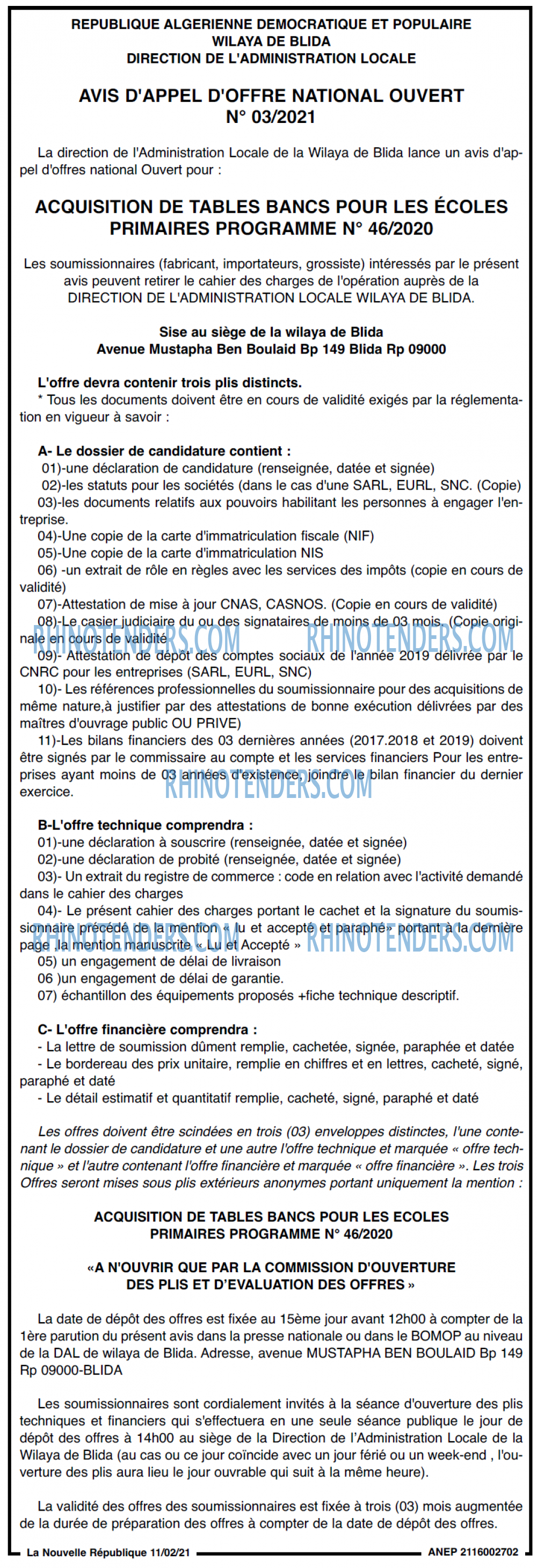 NOUVELLE REPUBLIQUE