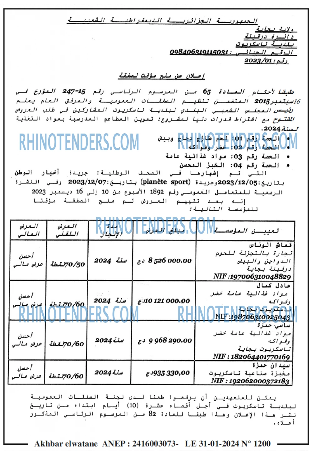 Akhbar Lwatan