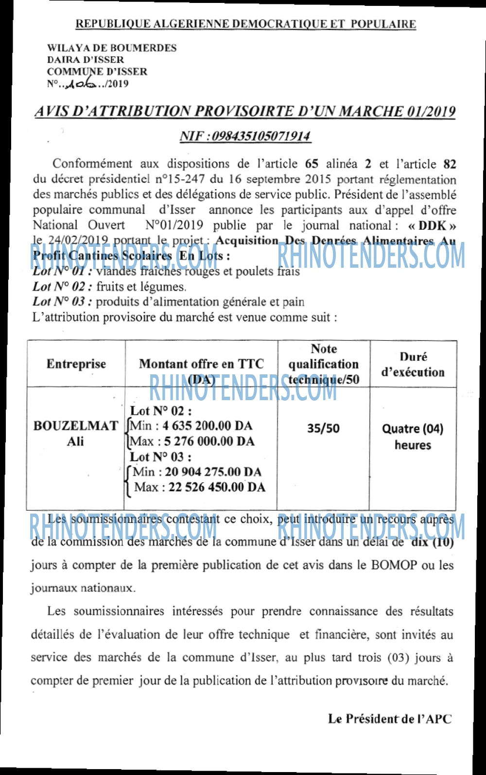 LA DEPECHE DE KABYLIE