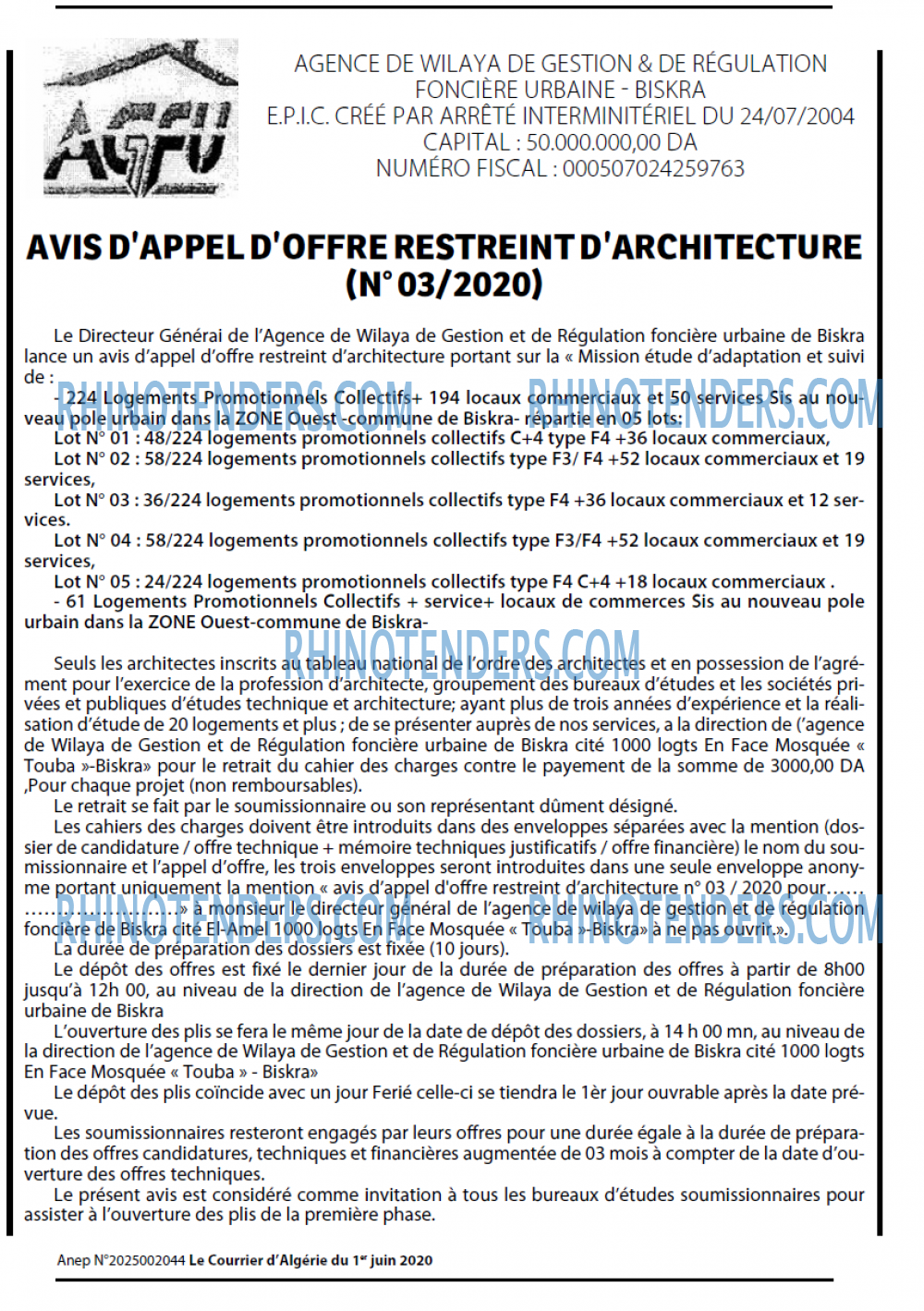 Le Courrier d'Algerie