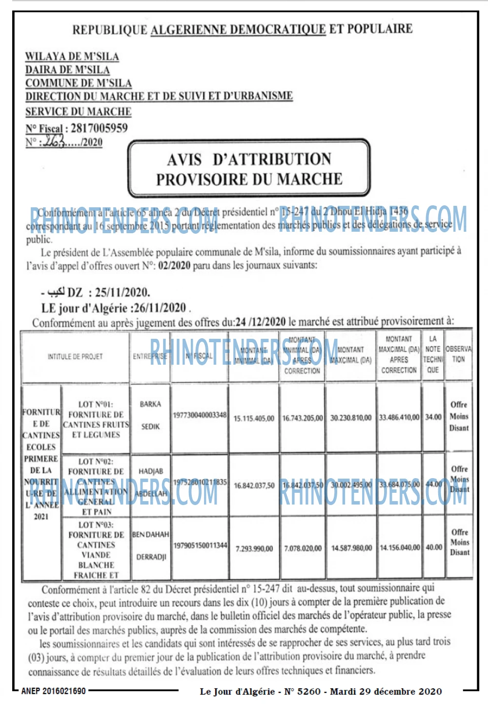 Le Jour d'Algérie
